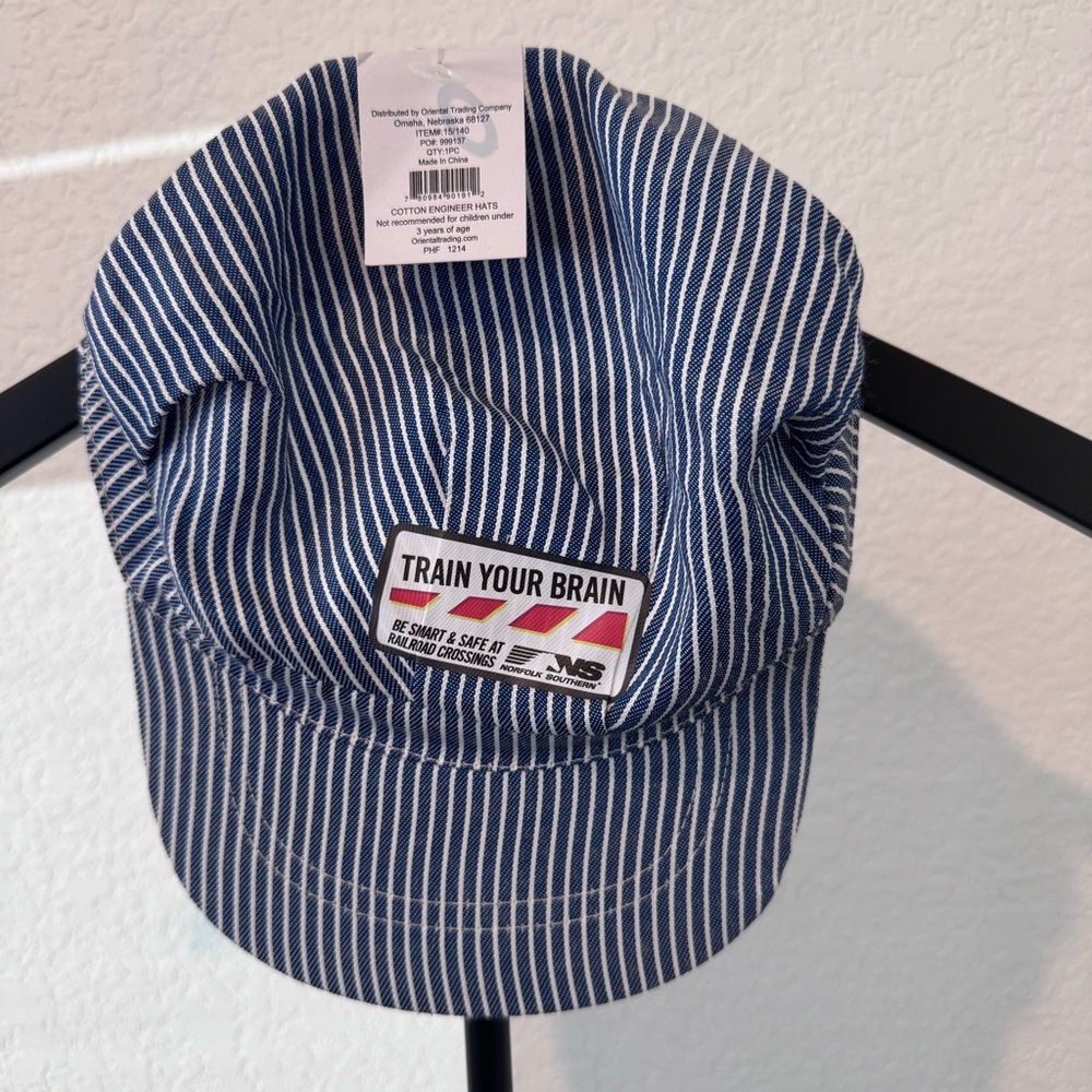 Oriental Trading Train Engineer Cap/ Norfolk Southern